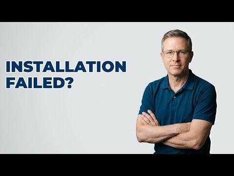 How Do I Fix A Failed Software Installation?