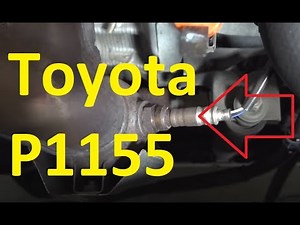 Causes and Fixes Toyota P1155 Code: Air/Fuel Ratio Sensor Heater Circuit Malfunction Bank 2 Sensor 1