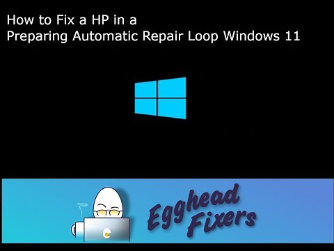 How to Fix a HP in a Preparing Automatic Repair Loop Windows 11