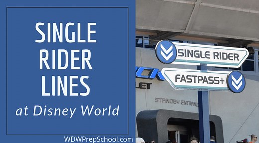 Single Rider Lines at Disney World (2025 Guide to Faster Rides)