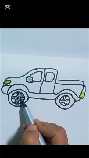 Easy Car Drawing – Simple Cartoon Car