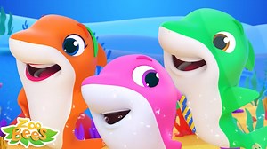 312K views · 6.5K reactions | Join Baby Shark and his adorable friends as they embark on thrilling aquatic escapades filled with fun, laughter, and learning. Each episode takes kids on an educational journey, introducing them to various sea creatures, exploring vibrant coral reefs, and discovering fascinating underwater habitats. | Zoobees Kids ABC TV - Baby Songs & Nursery Rhymes | Facebook