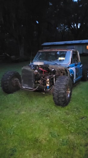 Custom Shitbox Rat Rod C10 Front End Upgrades and Modifications