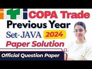 COPA Previous year Question Paper | 2024 paper solution. |