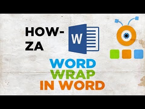 How to do Word Wrap in Word