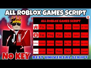 All Roblox Games Script - NO KEY | Universal Script with many features & Supports all roblox games.
