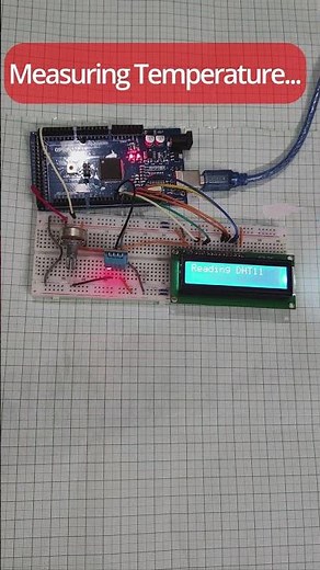 Real-Time Temperature Monitor with Arduino & Display 🔥❄️