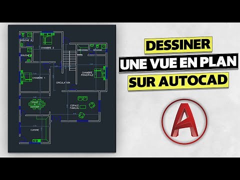 Dessiner une VUE EN PLAN complète sur AUTOCAD 2023