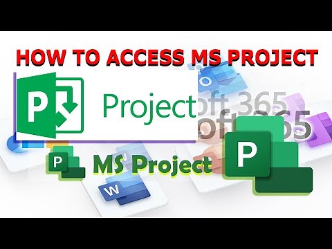 How to access Microsoft Project Office 365 | install ms project desktop version to laptop or PC