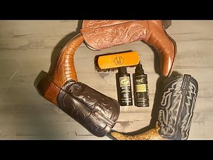 Cowboy boot care maintenance cleaning and conditioning