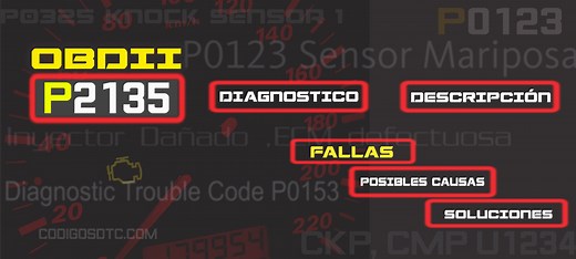 CÓDIGO P2135 (todas las marcas) | Síntomas y Soluciones