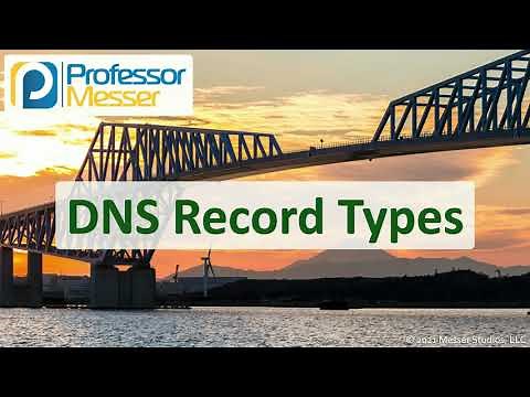 DNS Record Types - N10-008 CompTIA Network+ : 1.6