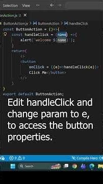 How to handle button click in React JS for beginners