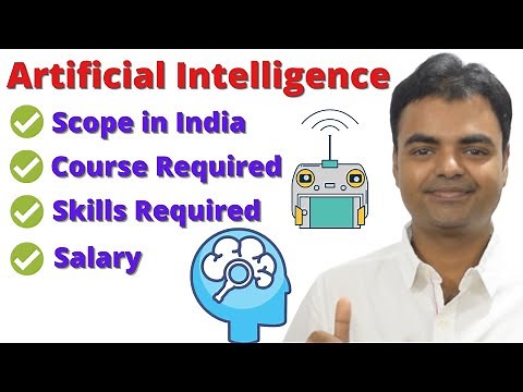 Scope of Artificial Intelligence in India, Courses, Salary, Skills, Future Growth in Hindi #ai