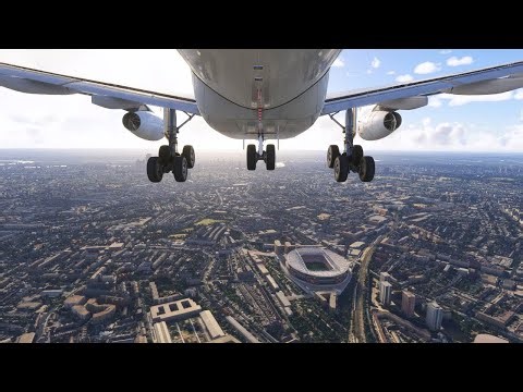 airbus a340 go around after take off #aviation #msfs