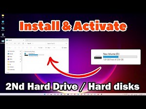 How to Install & Activate a Second Hard Drive in Windows 11 PC or Laptop