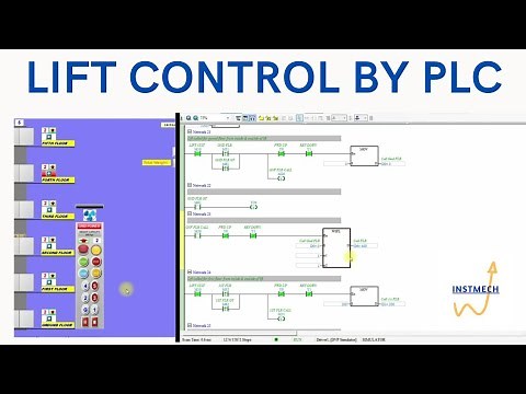 Lift Program in PLC Ladder Diagram