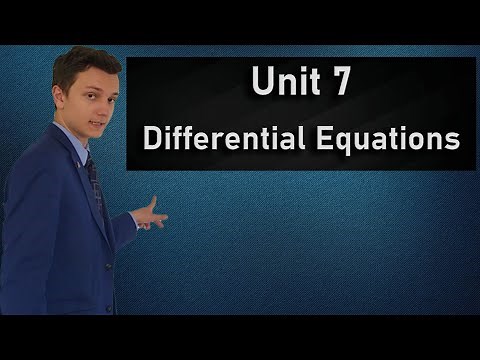 AP Calculus AB and BC Unit 7 Review - Differential Equations - Slope Fields - Euler's Method