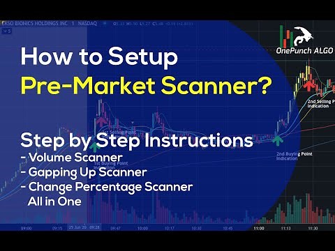 How to Setup Pre-Market Scanners? (Free Premarket Stock Screener) Setup Guide - [Step By Step]