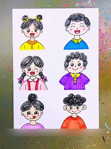 Dibujos fáciles de niños y niñas #dibujosfaciles | Easy Drawings