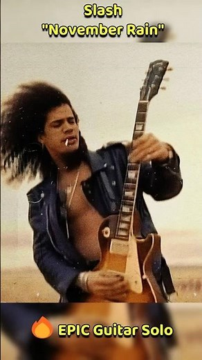 Slash Guitar Solo – November Rain (Iconic 90s Rock Moment)