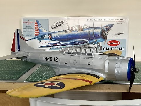 SKippy's Guillows SBD-3 Dauntless RC Conversion