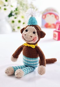 Vintage Style Monkey Toy Knitting Pattern | Knitting Patterns | Let's Knit Magazine