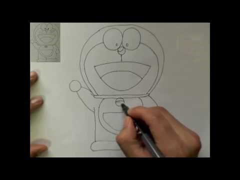 Cách vẽ Doraemon đơn giản - How to draw Doraemon - Anime+