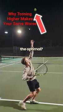 The Exact Tennis Serve Toss Height Every Top Tennis Server Uses | #tennis #tennisserve