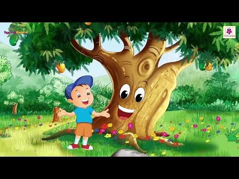 Trees Rhyme | Animated Learning Songs For Children | Periwinkle