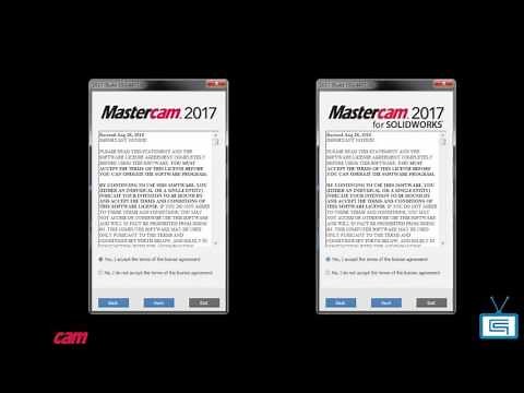Installing Mastercam 2017