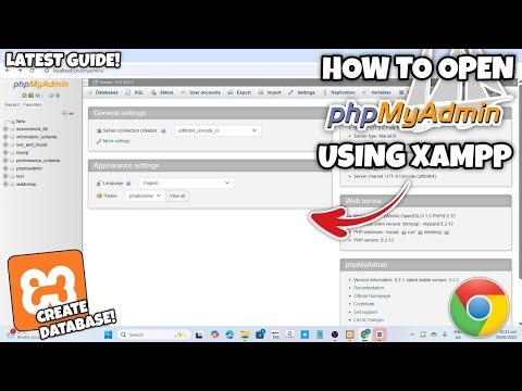 How to Open PHPMYADMIN using XAMPP - Easy Step-by-Step Guide (2025)