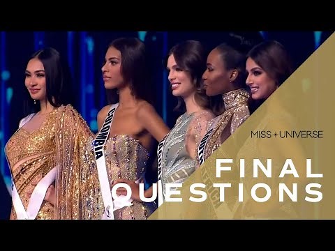 The 70th MISS UNIVERSE Top 5's Final Questions | Miss Universe