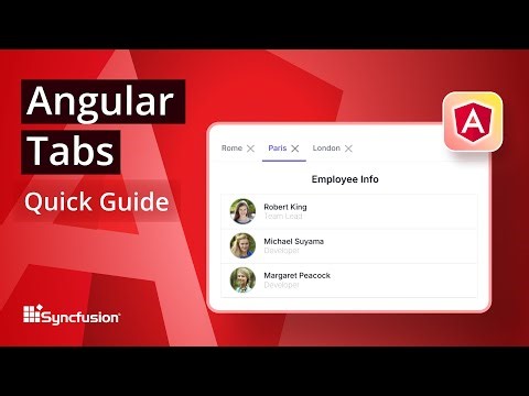 Angular Tabs: The Ultimate Feature Walkthrough