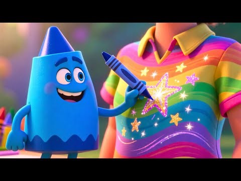 The Talking Crayon Box 🖍️🎨 | Fun Learning Video for Kids | Colors, ABCs & Creativity