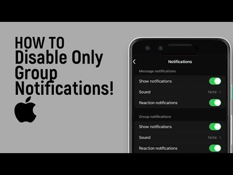 How to Disable Only Group Notifications on iPhone [easy]