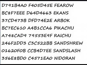 pokemon emerald cheats