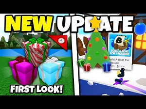 CHRISTMAS UPDATE (Boss, Codes, Items) | Build a boat for Treasure ROBLOX Update News