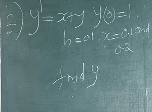Solve the initial value problem using a numerical method:Give... | Filo