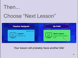 Getting to iReady Math "My Path" Lessons