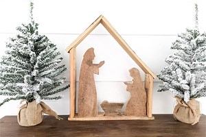 How to Make a Simple DIY Wooden Nativity