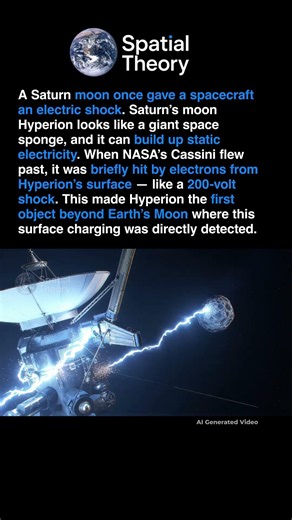 This Sponge Like Moon Zapped a Spacecraft