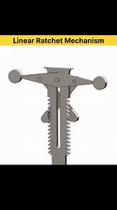 351K views · 2.6K reactions | Linear Ratchet Mechanism  . . . . . . . . . . . . #solidworks #3d #design #autocad #engineering #cad #cnc #mechanicalengineering #catia #mechanical #manufacturing #productdesign #keyshot #industrialdesign #3dmodeling #autodesk #designer #3dprinting #render #modeling #ansys #engineer #jasa #mechanic #rendering #fabrication #sketchup #welding #inventor #engineers | Aar Mech | Facebook