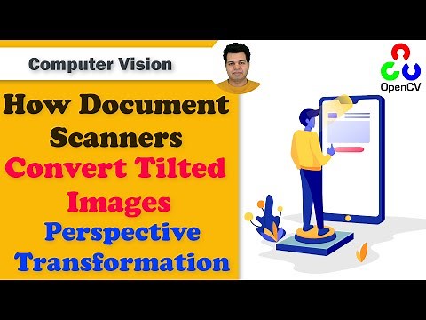 Perspective Transformation using Python OpenCV | How Document Scanners Convert Tilted Images