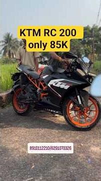 KTM RC 200 second hand bike#secondhandbike #ktm #ktmrc200 #rc200