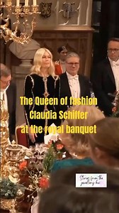 The German supermodel looked every inch "The queen of fashion" at Windsor Castle.