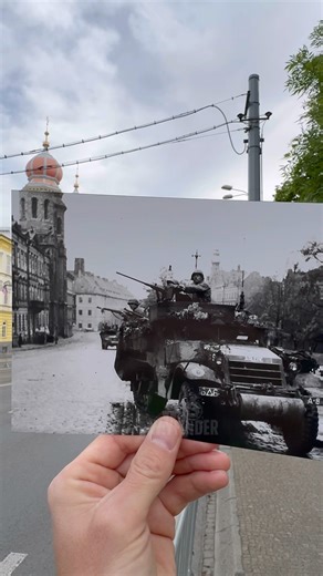 Liberation 1945 Then & Now #thenandnow #liberation #1945