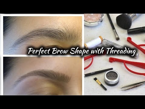 Perfect Brow Shape with Threading | Quick & Painless Method 💫