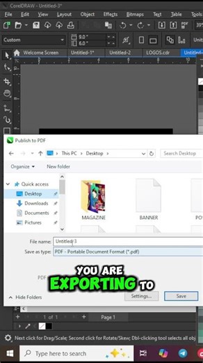 How to Save CorelDraw File as PDF | Step-by-Step CorelDraw PDF Export Tutorial 2025