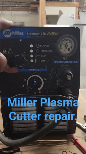 Miller Plasma cutter repair. #repairing #welding #diyrepair